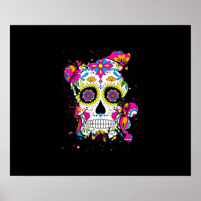 Poster Sugar Skull Art (Frente)