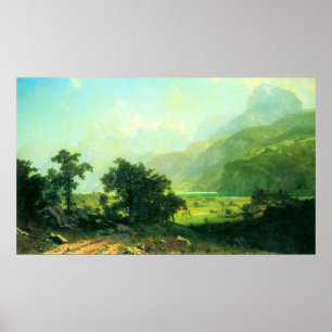 Pôster Suiça da lucerna por Bierstadt