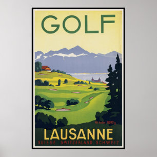 Poster Suiça de Lausana