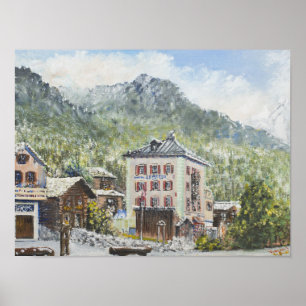 Pôster Suiça de Zinal. 2007