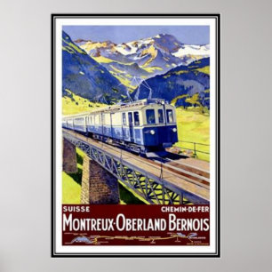 Poster Suiça do vintage -