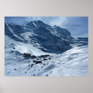 Pôster Suiça Jungfrau, Kleine Scheidegg