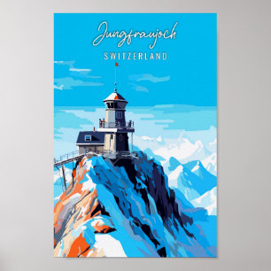 Poster Suiça Jungfraujoch