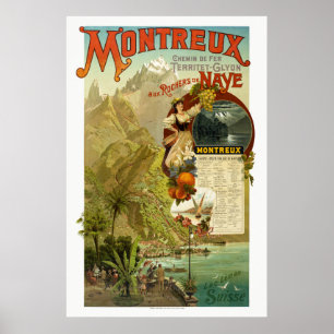 Poster Suiça Montreux