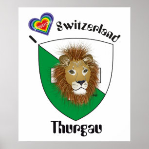 Pôster Suíça, Suisse, Svizzera, Svizra, Switzerland
