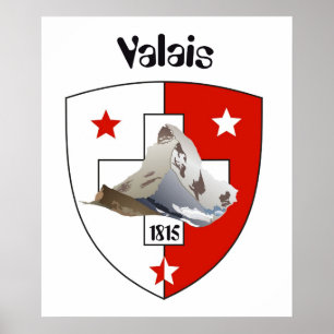 Poster Suíça, Suisse, Svizzera, Svizra, Switzerland