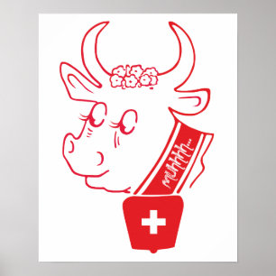 Poster Suíça, Suisse, Svizzera, Svizra, Switzerland