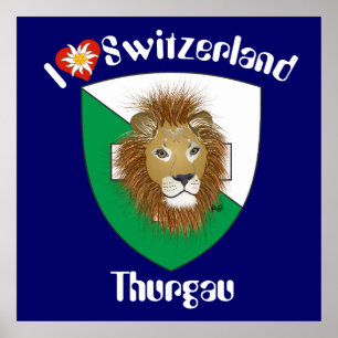 Pôster Suiça Thurgau Schweiz