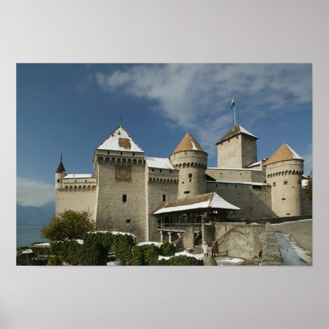 Poster SUIÇA, Vaud), Riviera suíça, MONTREUX: (Frente)