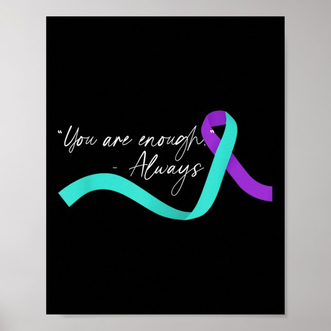 Poster Suicide Awareness Suicide Prevention Suprt Survivo (Frente)