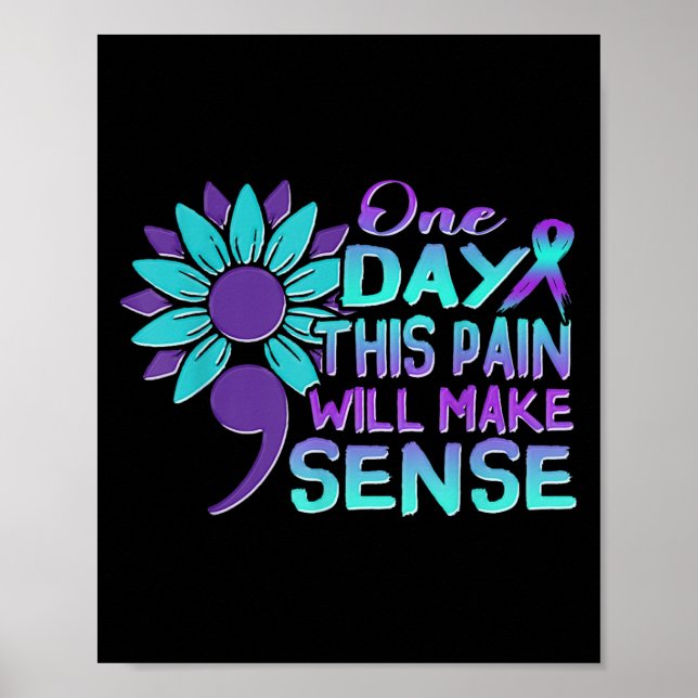 Poster Suicide Awareness Suicide Prevention Suprt Survivo (Frente)