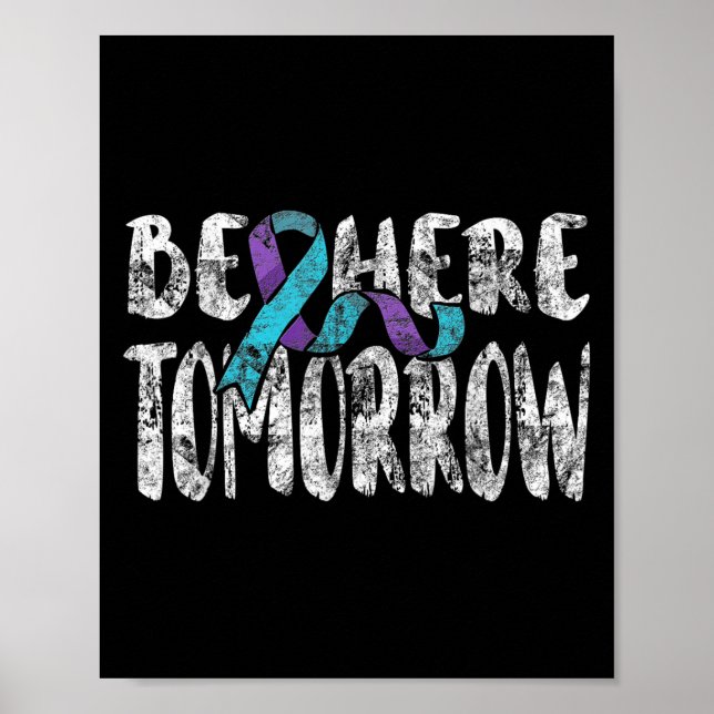 Poster Suicide Awareness Suicide Prevention Suprt Survivo (Frente)