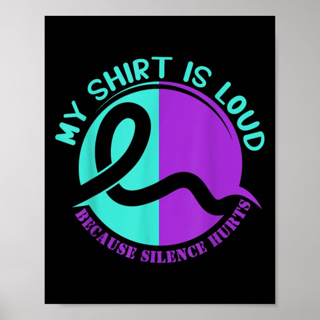 Poster Suicide Awareness Suicide Prevention Suprt Survivo (Frente)