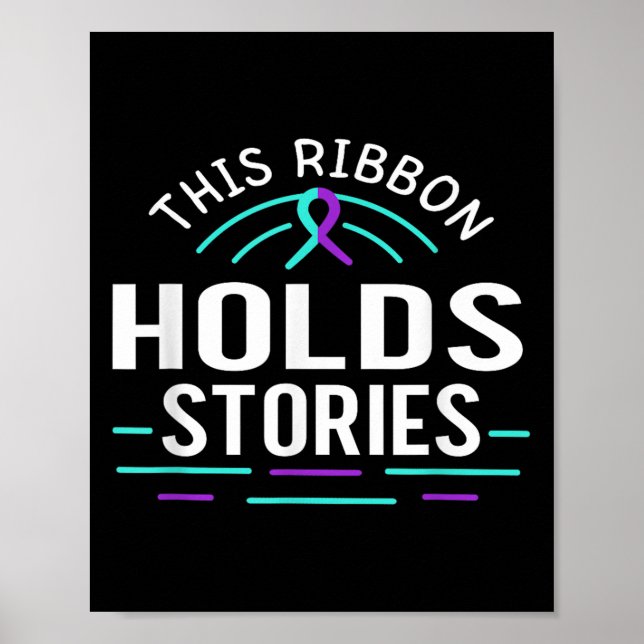 Poster Suicide Awareness Suicide Prevention Suprt Survivo (Frente)