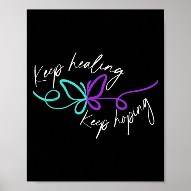 Poster Suicide Awareness Suicide Prevention Suprt Survivo (Frente)