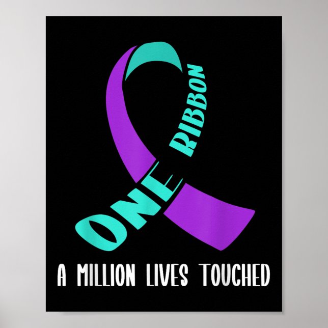 Poster Suicide Awareness Suicide Prevention Suprt Survivo (Frente)