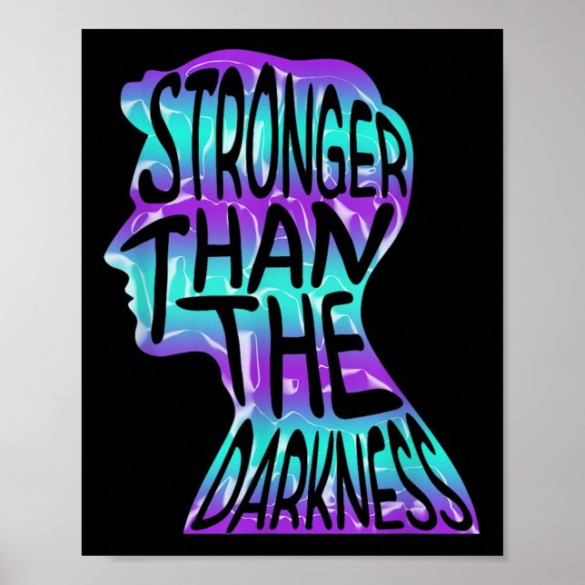 Poster Suicide Awareness Suicide Prevention Suprt Survivo (Frente)