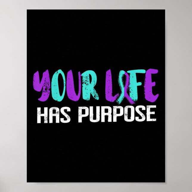 Poster Suicide Awareness Suicide Prevention Suprt Survivo (Frente)