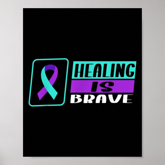 Poster Suicide Awareness Suicide Prevention Suprt Survivo (Frente)