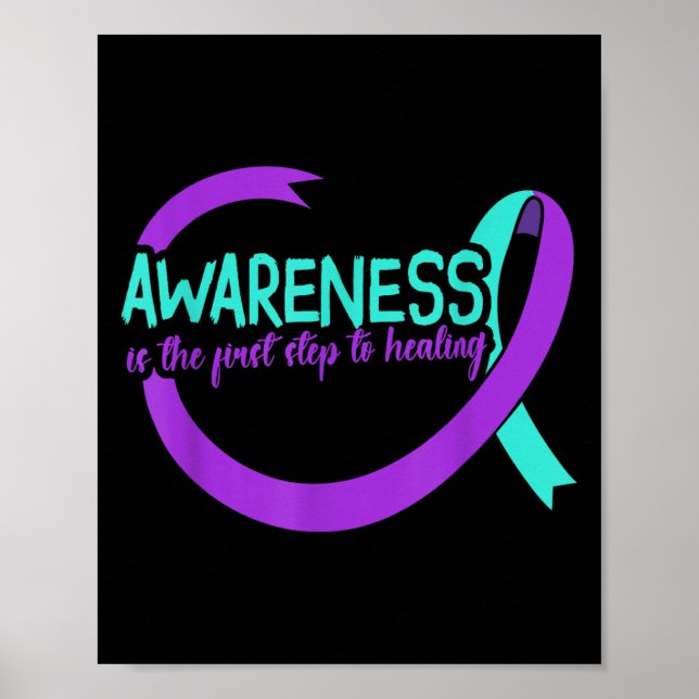 Poster Suicide Awareness Suicide Prevention Suprt Survivo (Frente)