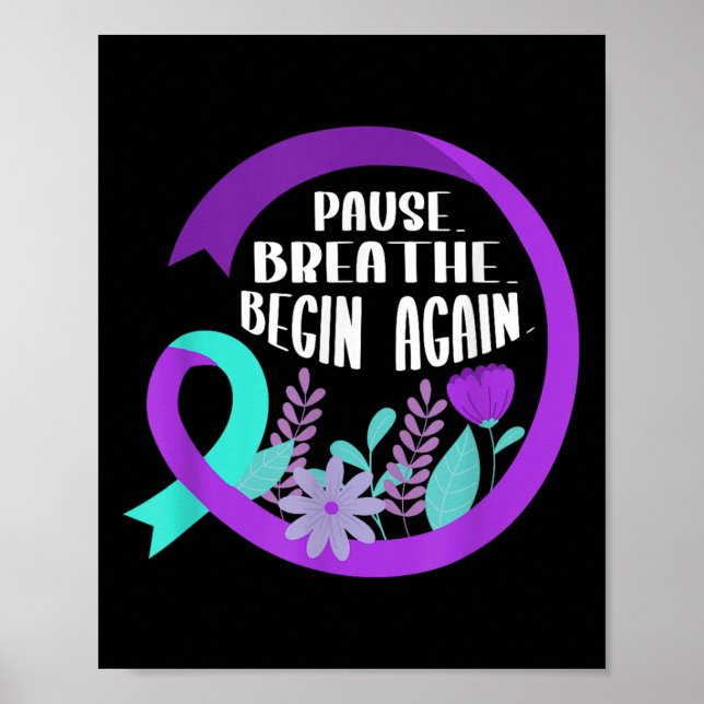 Poster Suicide Awareness Suicide Prevention Suprt Survivo (Frente)