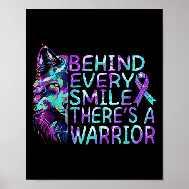 Poster Suicide Awareness Suicide Prevention Suprt Survivo (Frente)