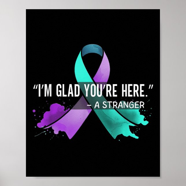 Poster Suicide Awareness Suicide Prevention Suprt Survivo (Frente)