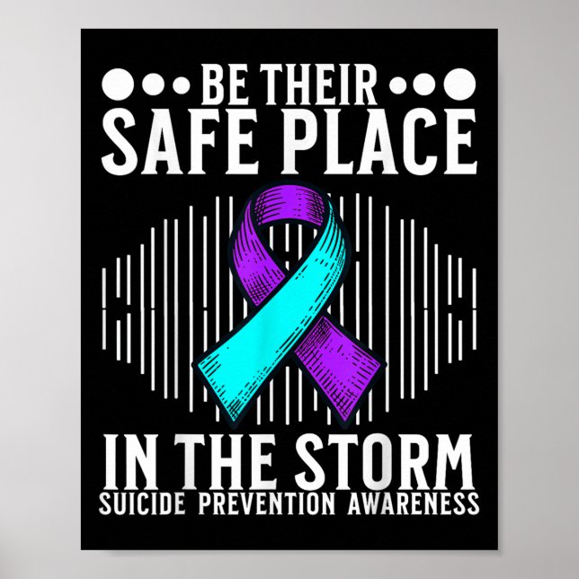 Poster Suicide Awareness Suprt Suicide Prevention Awarene (Frente)
