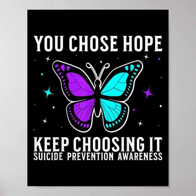 Poster Suicide Awareness Suprt Suicide Prevention Awarene (Frente)