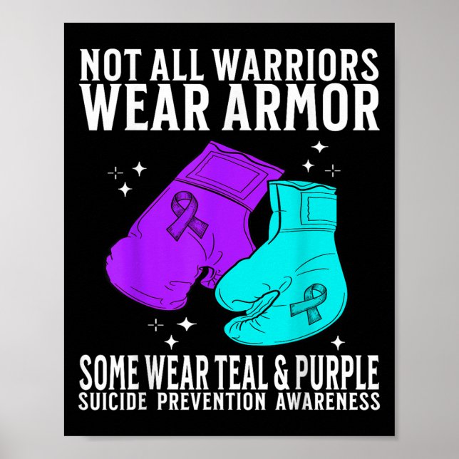 Poster Suicide Awareness Suprt Suicide Prevention Awarene (Frente)