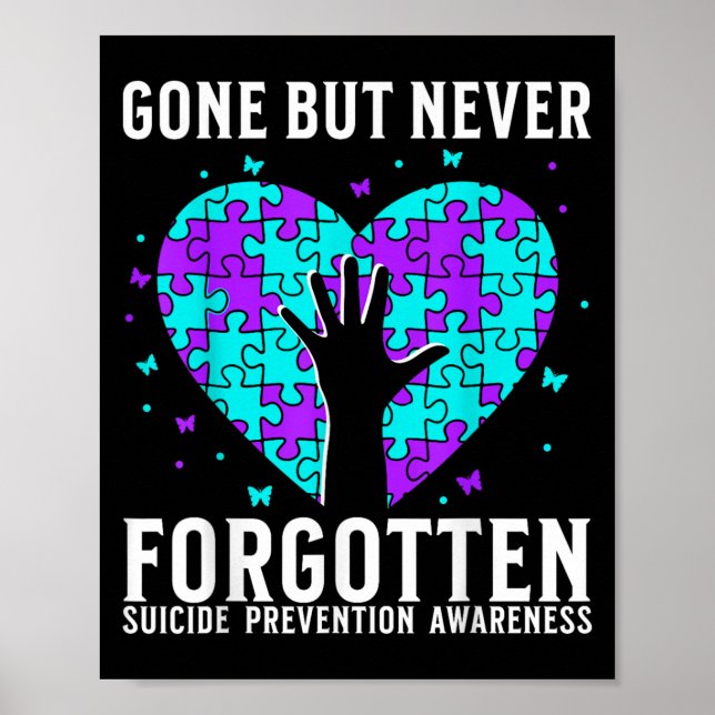 Poster Suicide Awareness Suprt Suicide Prevention Awarene (Frente)