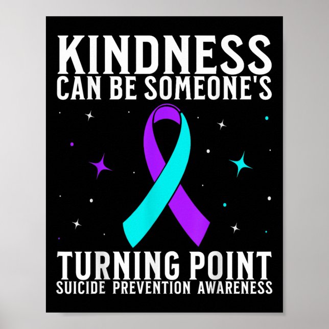 Poster Suicide Awareness Warrior Suicide Prevention Aware (Frente)