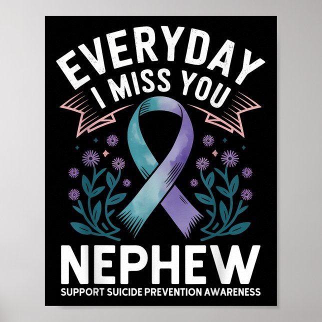 Poster Suicide Prevention Awareness Aunts  (Frente)