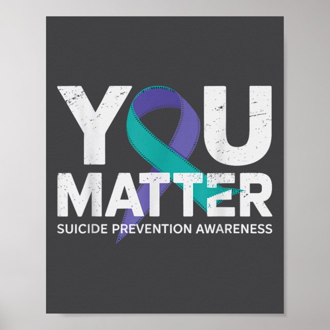 Poster Suicides Prevention Shirts Suicide Awareness  (Frente)