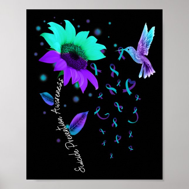 Poster Suicídio De Girassol Tear E Roxo Anterior (Frente)