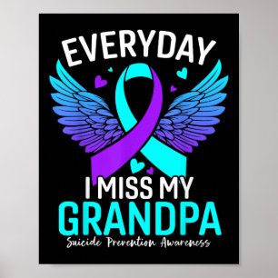Poster Suicídio Sensibilização Camisa Vovô Suicídio