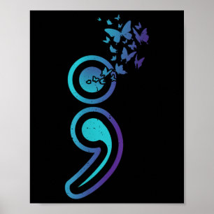 Poster Suicídio Sensibilização para a saúde mental Mês Su