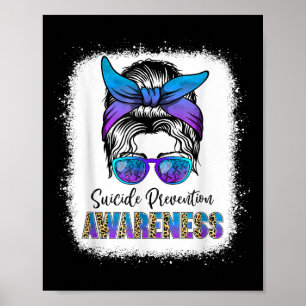 Poster Suicídio Sensibilização Suicida Camisa Cabelo Arad