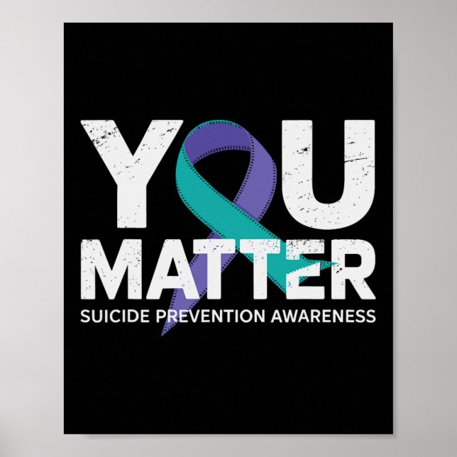 Poster Suicídios Prevenção Camisa Sensibilização Suicida  (Frente)