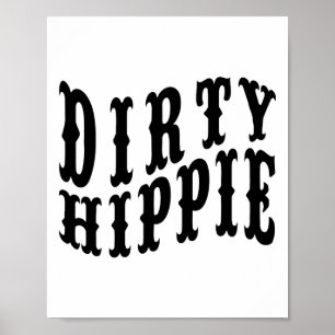 Poster Sujo Hippie Engraçado S Para Ambientalistas E Hip