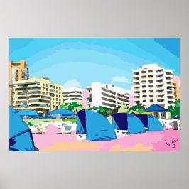 PÔSTER SUL BEACH, MIAMI, FLORIDA