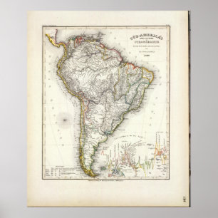 Poster Sul - rios e montanhas americanos