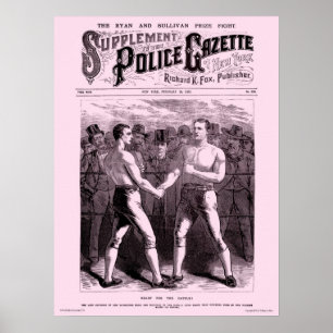 Poster Sullivan Ryan da gazeta da polícia