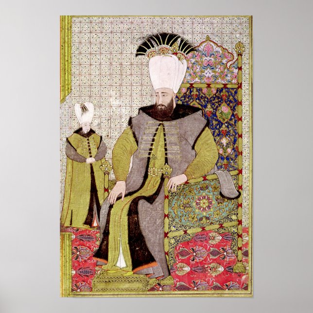 Poster Sultan Ahmet III e o herdeiro do trono (Frente)