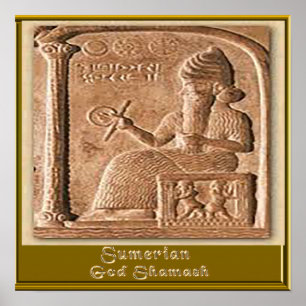 Poster Sumerian Deus Samash