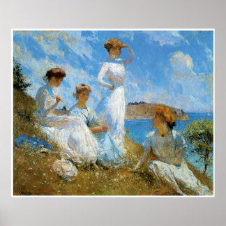 Pôster Summer, 1909 Frank Weston Benson
