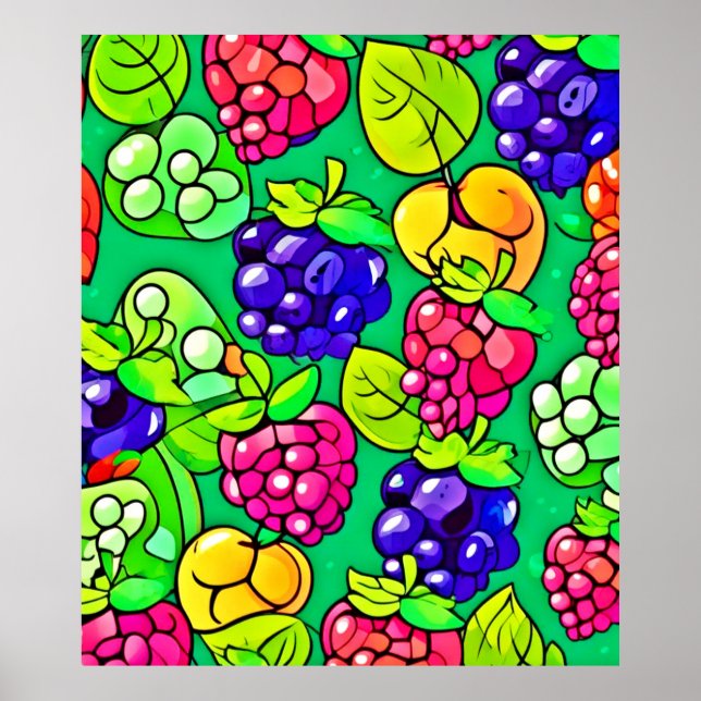 Poster Summer Berry Delight (Frente)