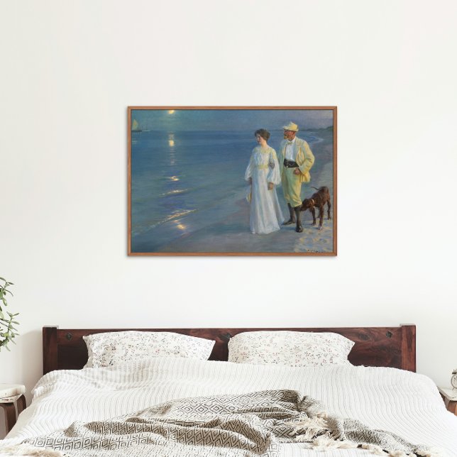 Poster Summer Evening Peder Severin Krøyer Art Dinamarca (Criador carregado)