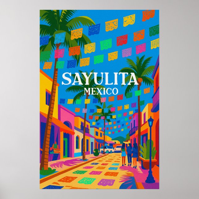 Poster Summer Holiday Destination Mexico  (Frente)