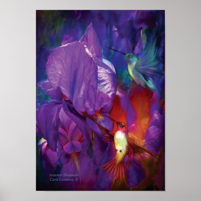 Poster Summer Hummers Art Poster/Impressão (Frente)